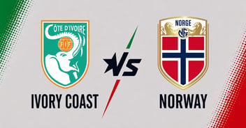Ivory Coast&nbsp;vs&nbsp;Norway Predictions - June 30, 2026