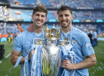 John Stones and Ruben Dias