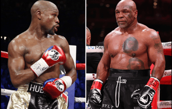 Mike Tyson and Floyd Mayweather