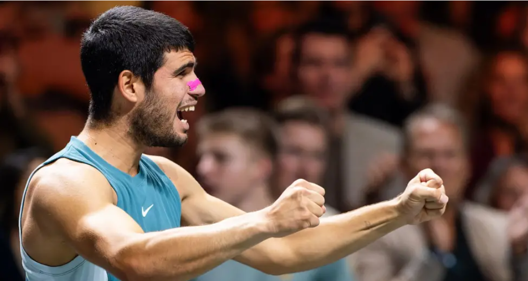 Alcaraz wins in Rotterdam for first indoor title