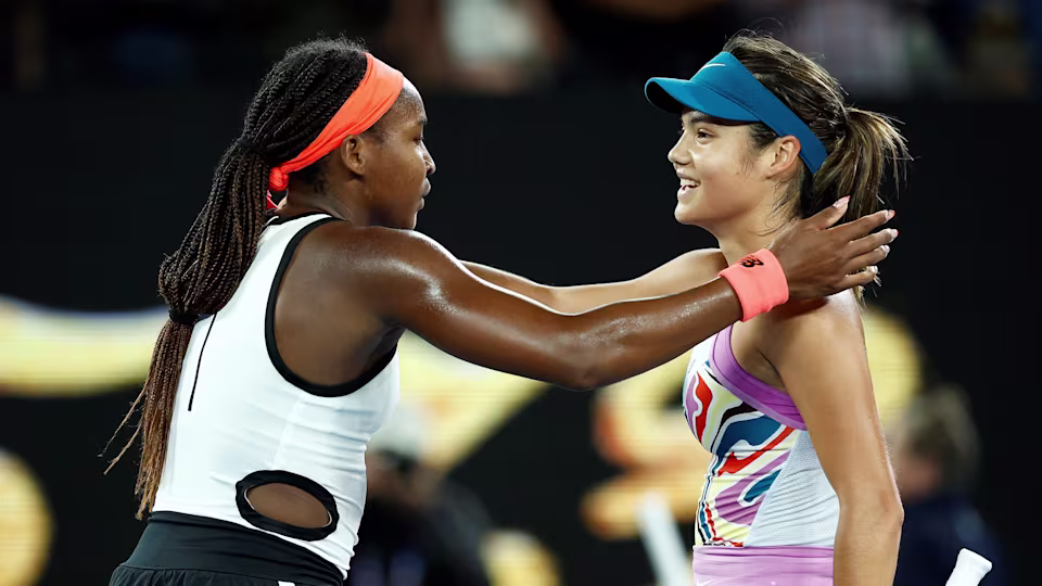 Coco Gauff and Emma Raducanu