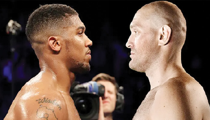 Anthony Joshua and Tyson Fury