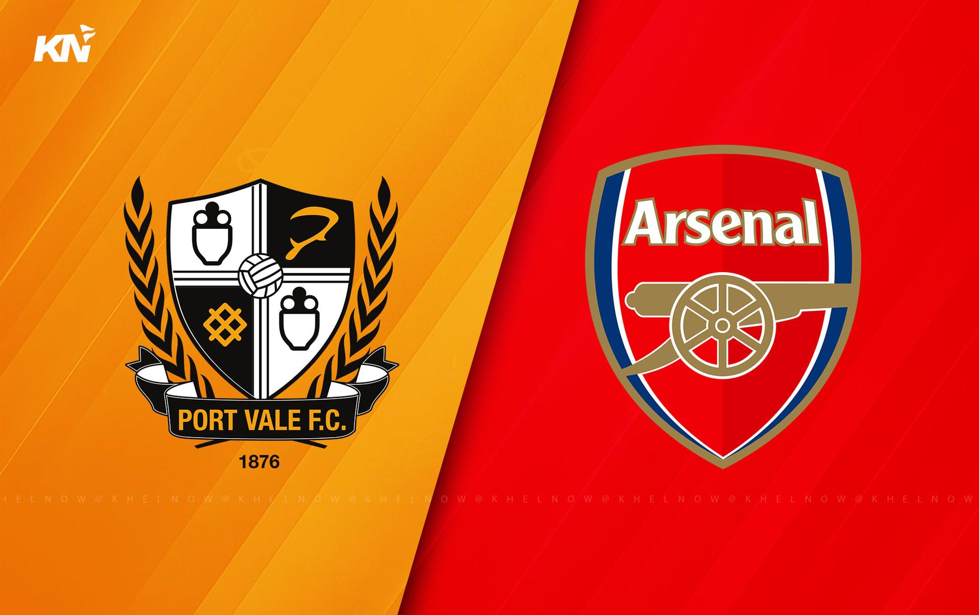 Port Vale vs Arsenal