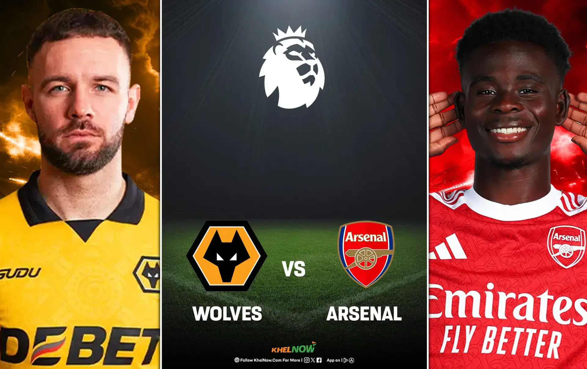 Wolves vs Arsenal