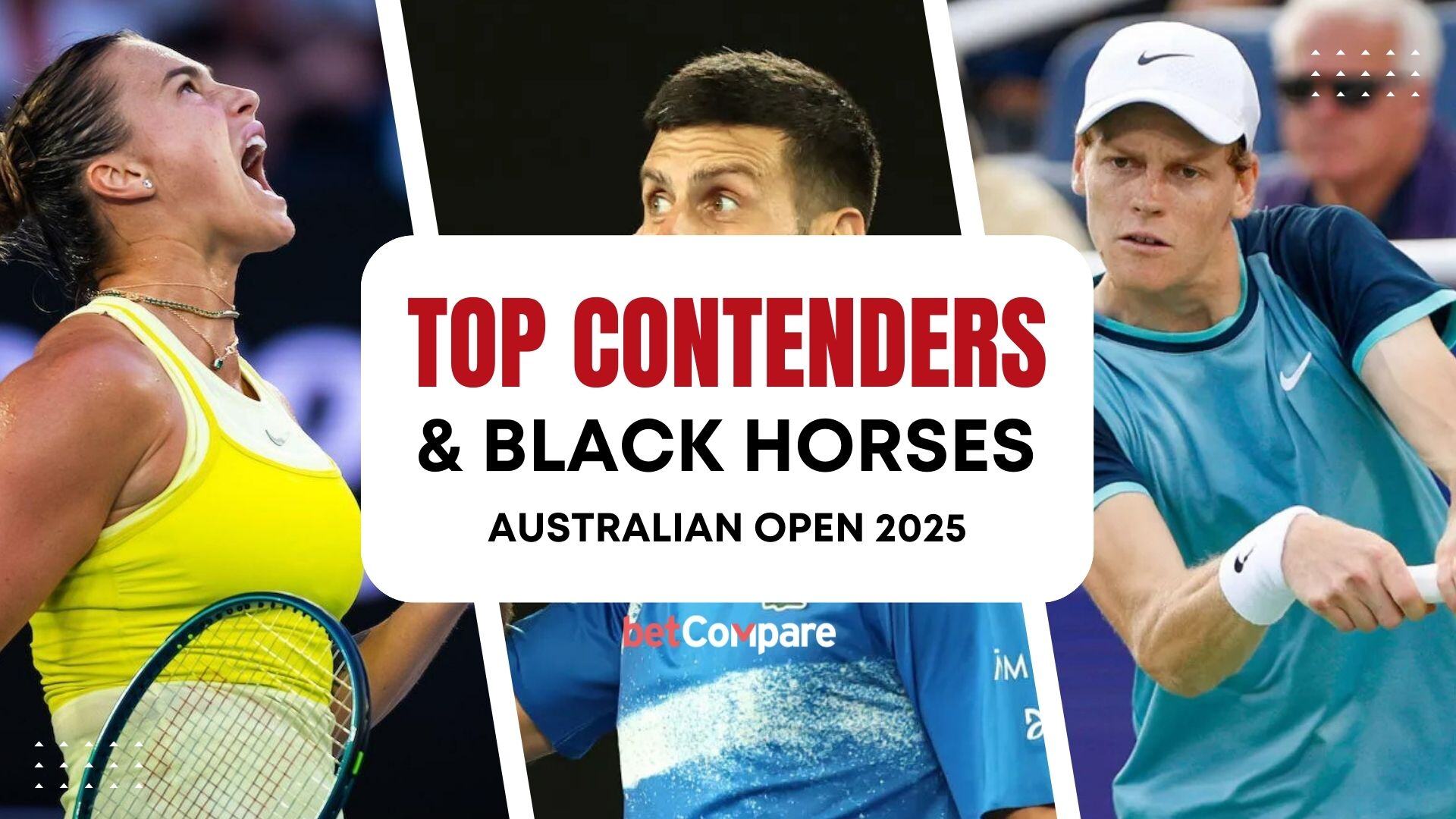 Top contenders and balck horses to watch - australian open 2025