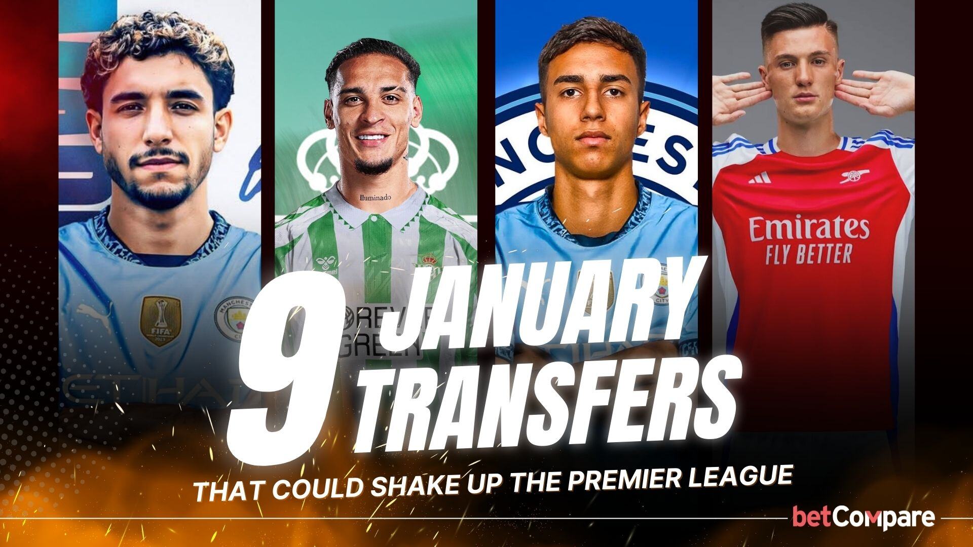 9 January Transfer Deals that could shake the 2024/2025 Premeir league season