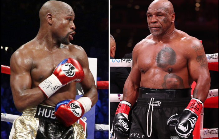 Mike Tyson and Floyd Mayweather
